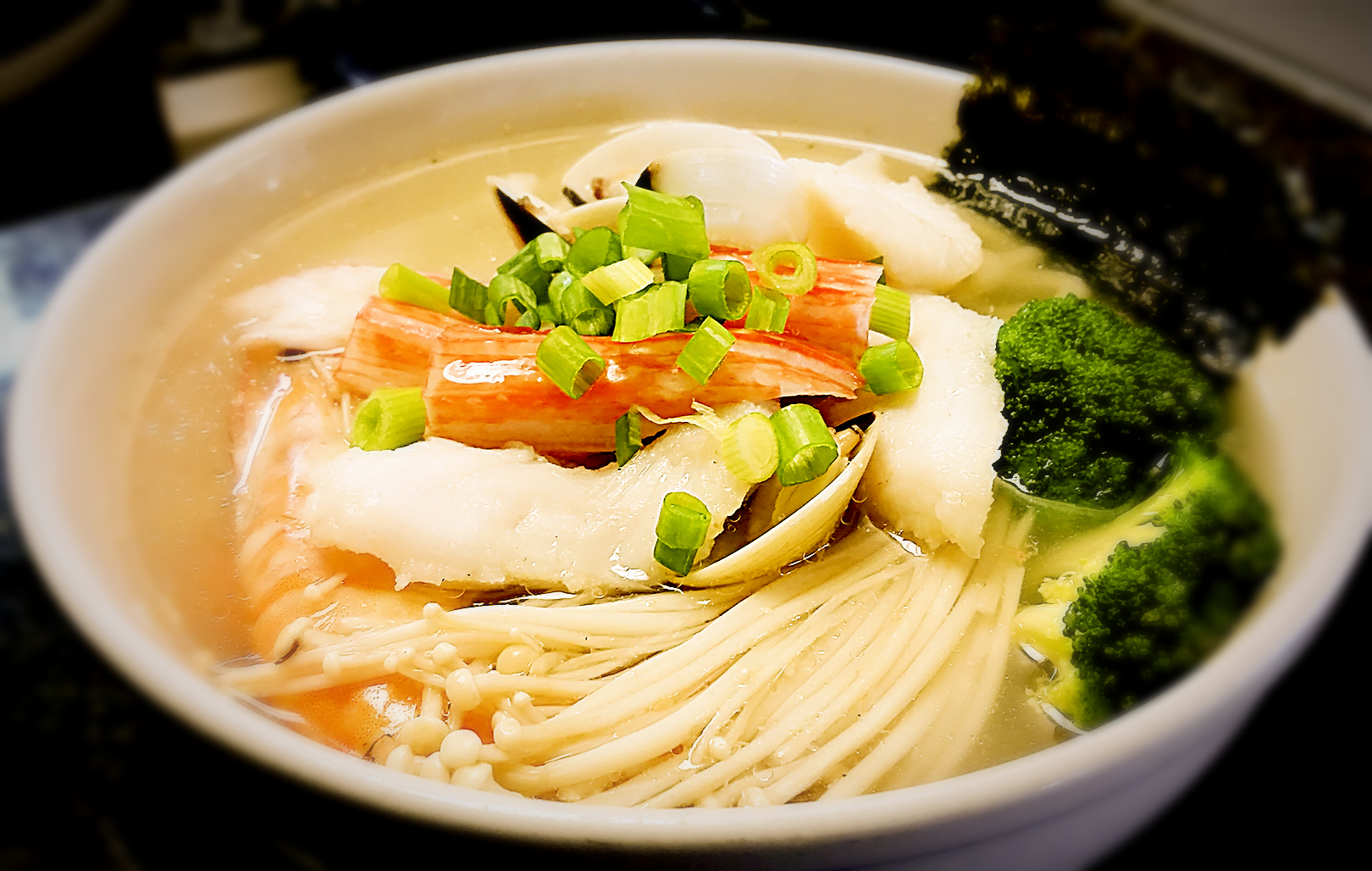 Order Seafood Udon Noodle Soup food online from Yee Siang Dumplings store, Ann Arbor on bringmethat.com
