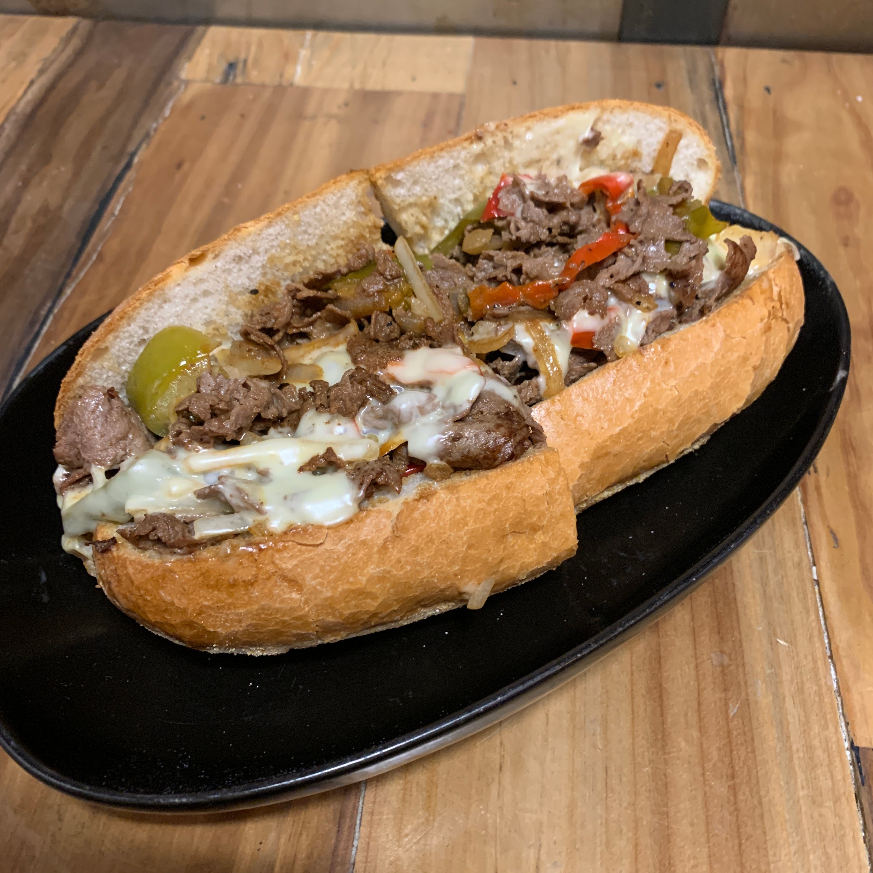 Order Chicken Cheese Steak Special Sandwich - 8" food online from Rodolfo Pizzeria store, South Plainfield on bringmethat.com