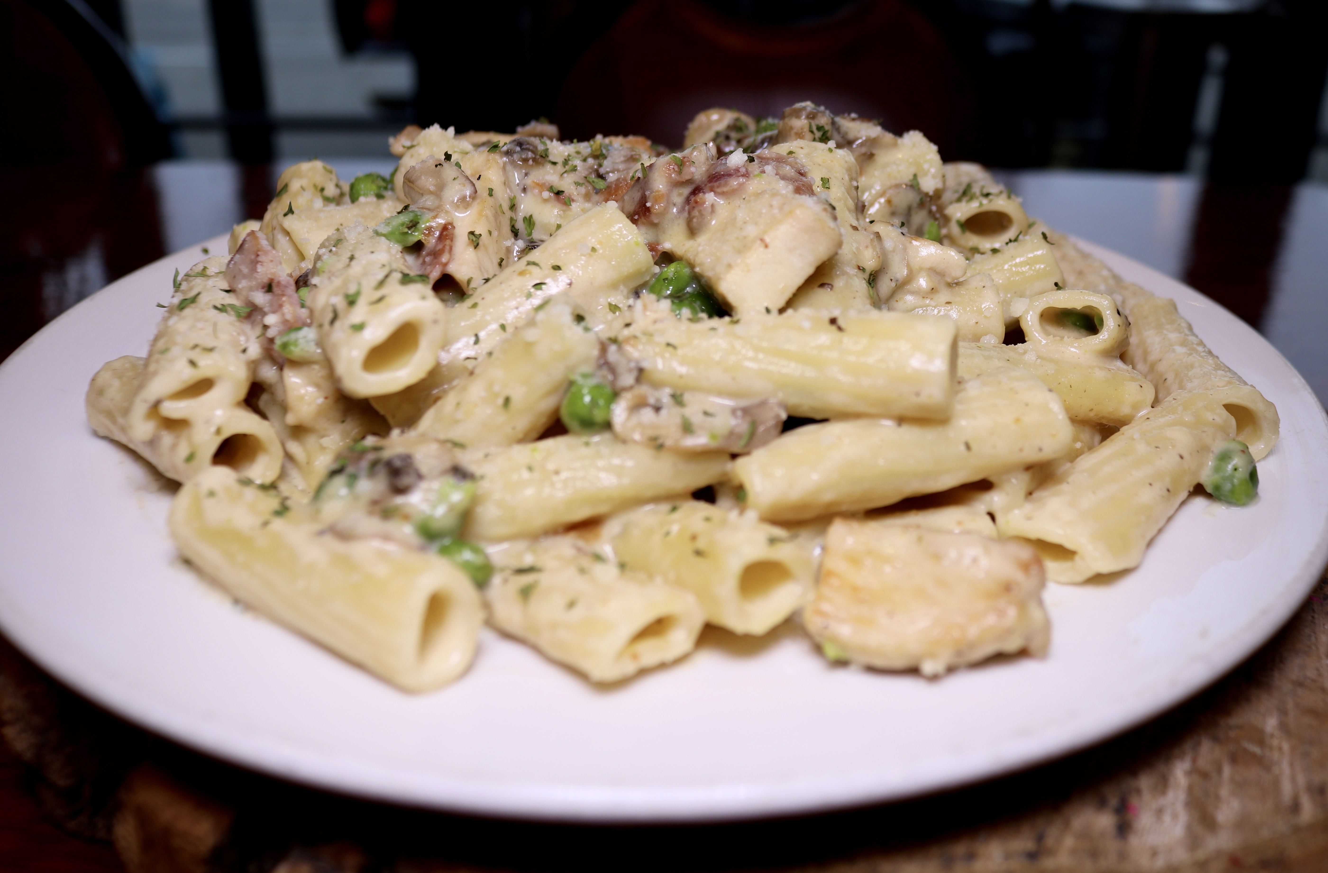 Order Chicken  Carbonara  food online from Angelo's Stuffed Pizza store, Chicago on bringmethat.com
