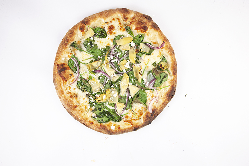 Order Spinach Artichoke Pie food online from Napolies Pizza Kitchen store, Van Nuys on bringmethat.com