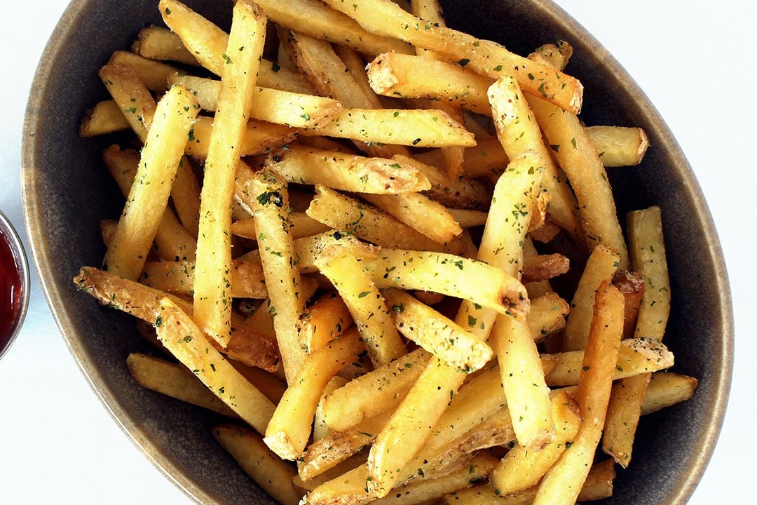 Order Thin-Cut Yukon Gold Fries food online from Cube Marketplace & Cafe store, Los Angeles on bringmethat.com
