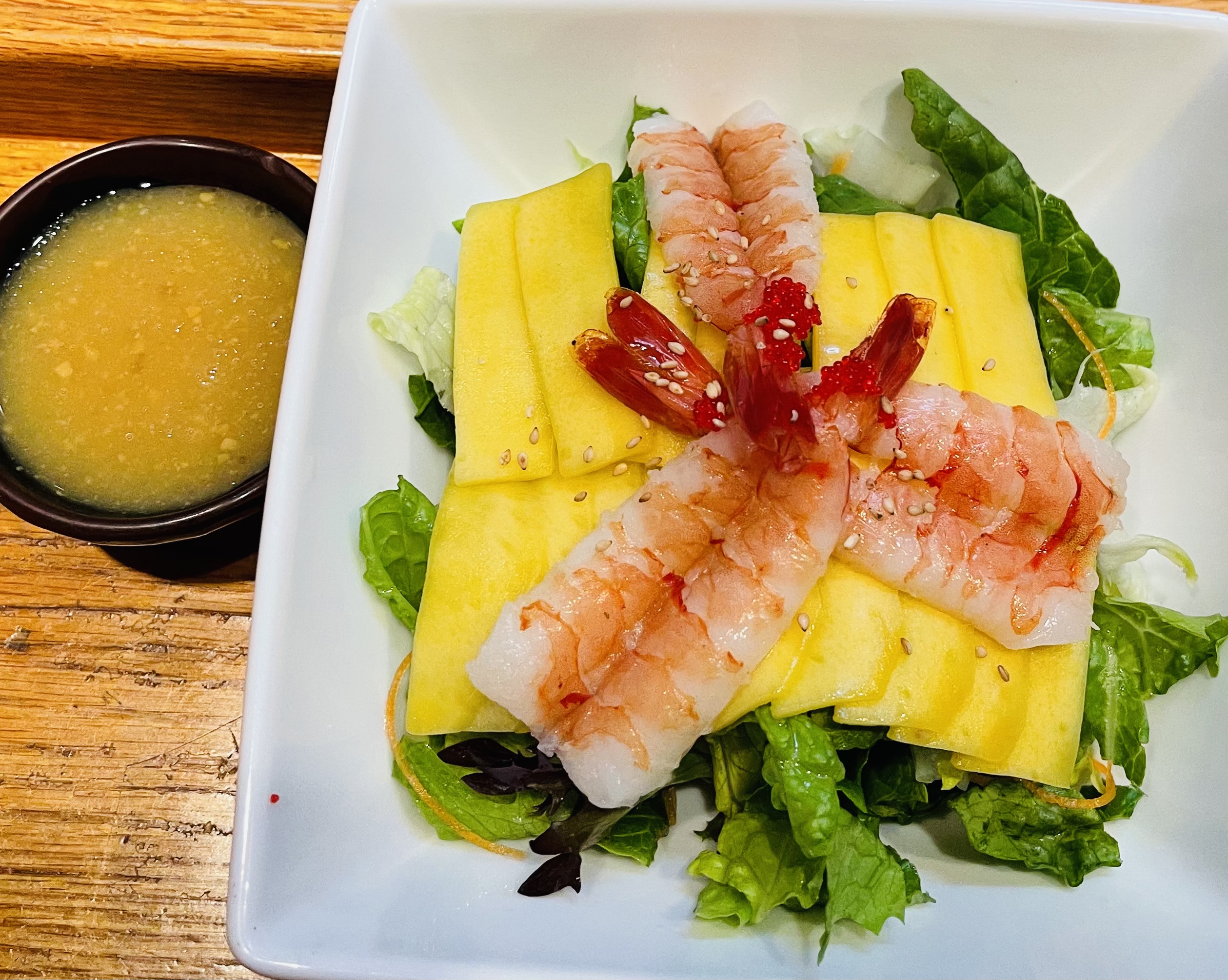 Order 13. Mango Shrimp Salad food online from Mikaku store, New York on bringmethat.com