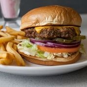 Order Cheeseburger food online from Leatherbys Family Creamery store, Elk Grove on bringmethat.com