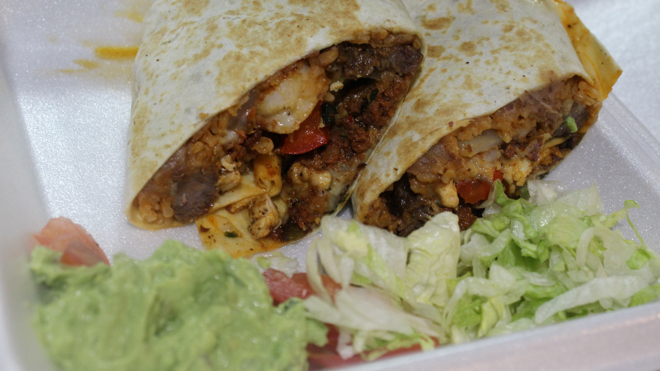 Order Burrito Alambre food online from El Tapatio Restaurant store, Muskegon on bringmethat.com