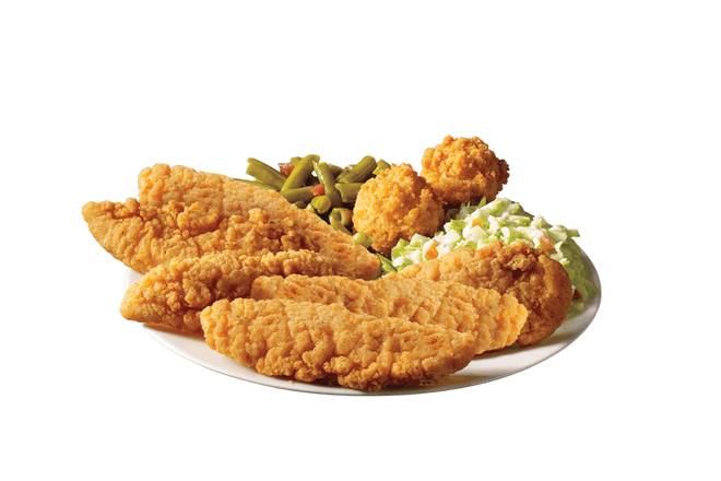 Order 6 Piece Chicken Meal food online from Captain Ds Seafood Restaurants store, Birmingham on bringmethat.com