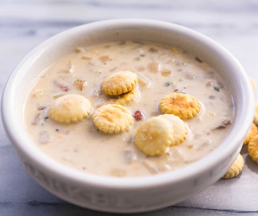 Order New England Clam Chowder  food online from Harry Caray Italian Steakhouse store, Lombard on bringmethat.com