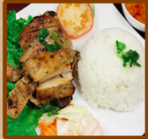 Order C4. Com Ga Nuong food online from Pho & More Restaurant store, Houston on bringmethat.com