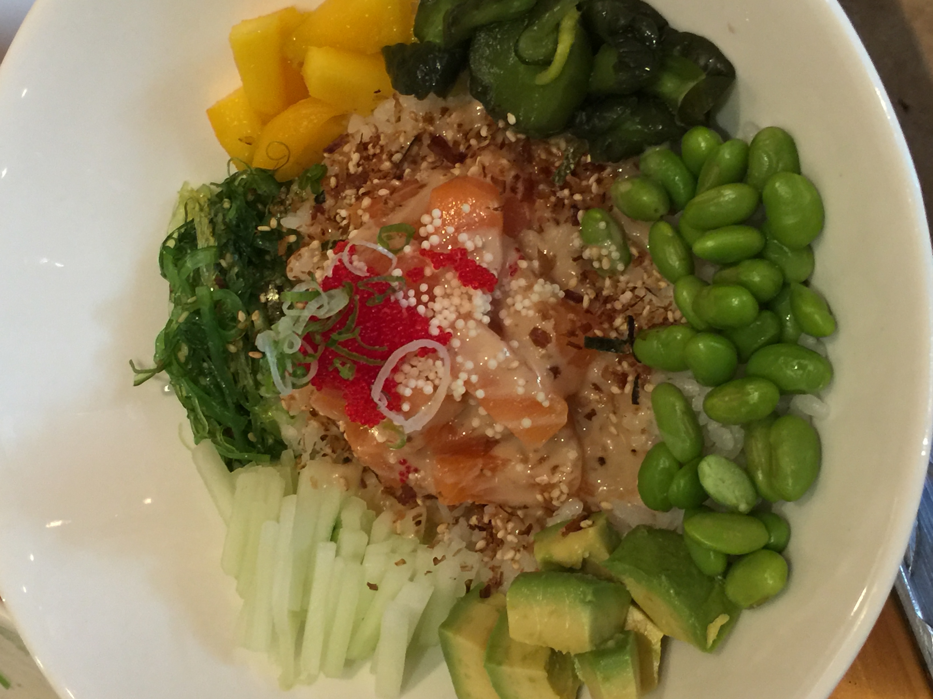 Order Salmon Poke Bowl food online from Kyushu Ramen store, Stamford on bringmethat.com