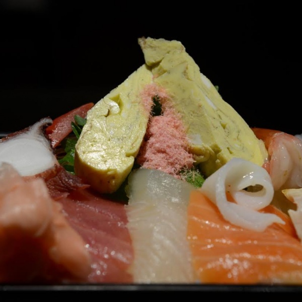 Order RN10. Chirashi  food online from Miyoda Sushi store, Redondo Beach on bringmethat.com