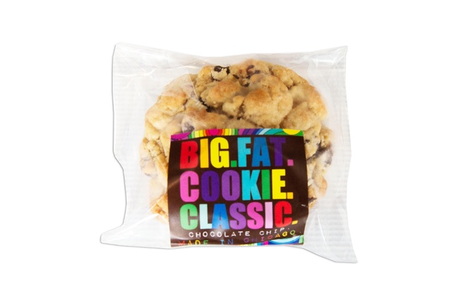 Order Big Fat Cookie - Chocolate Chip food online from Bob's Kabobs store, Chicago on bringmethat.com