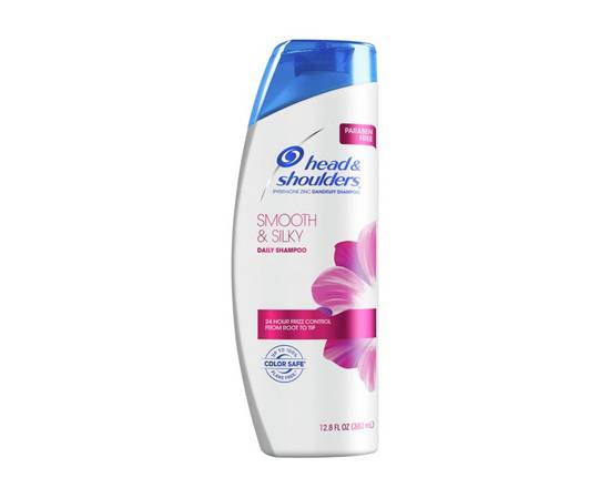 Order Head&Shoulder Smooth & Silk Shampoo (12.8oz) food online from Ctown Supermarkets store, Uniondale on bringmethat.com