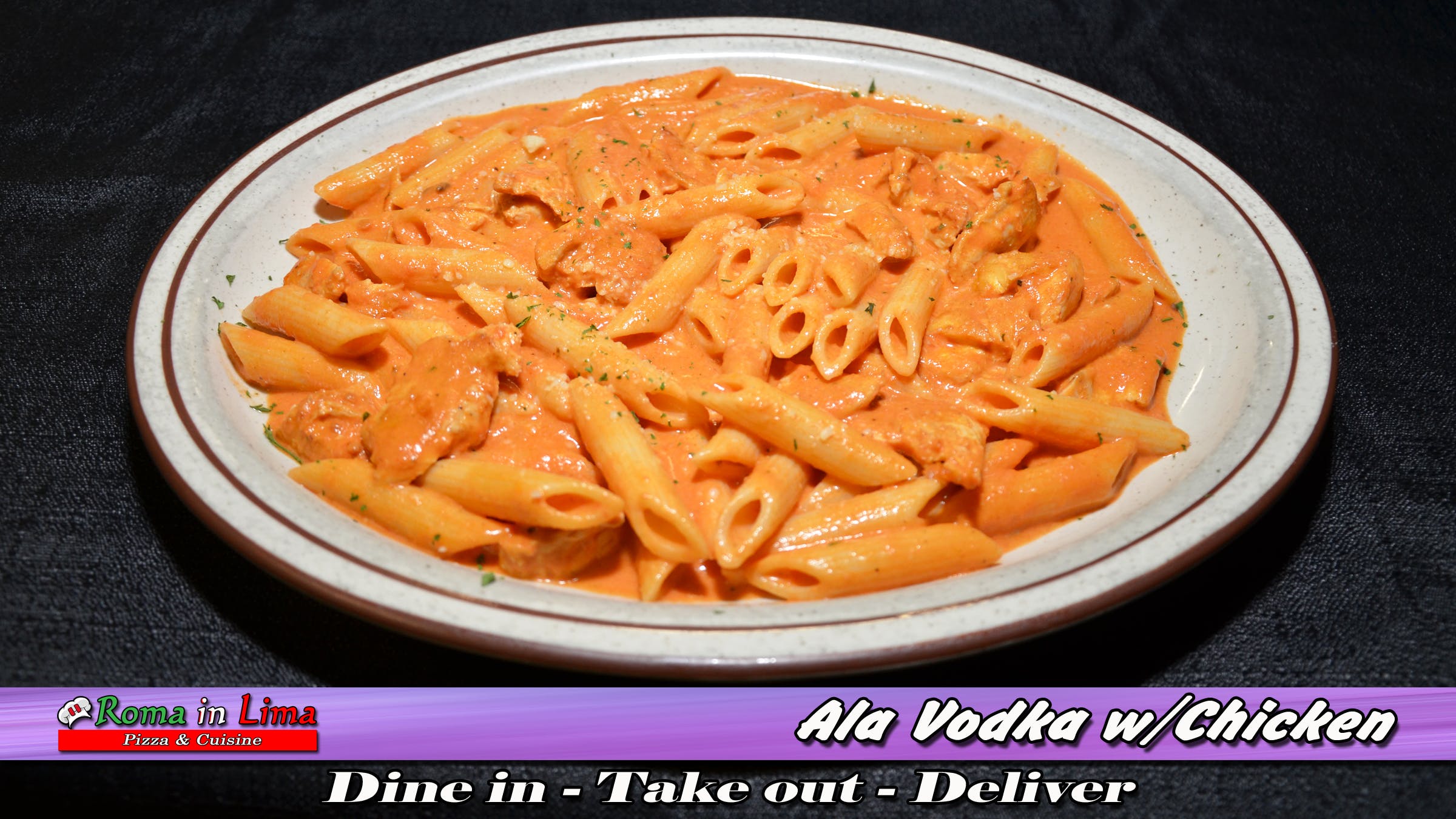 Order Pasta Ala Vodka - Pasta food online from Roma In Lima Pizza & Cuisine store, Immokalee on bringmethat.com