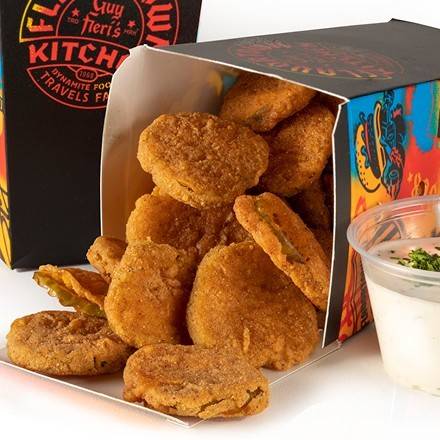 Order Fried Pickles & Ranch food online from Guy Fieri's Flavortown Kitchen store, Detroit on bringmethat.com