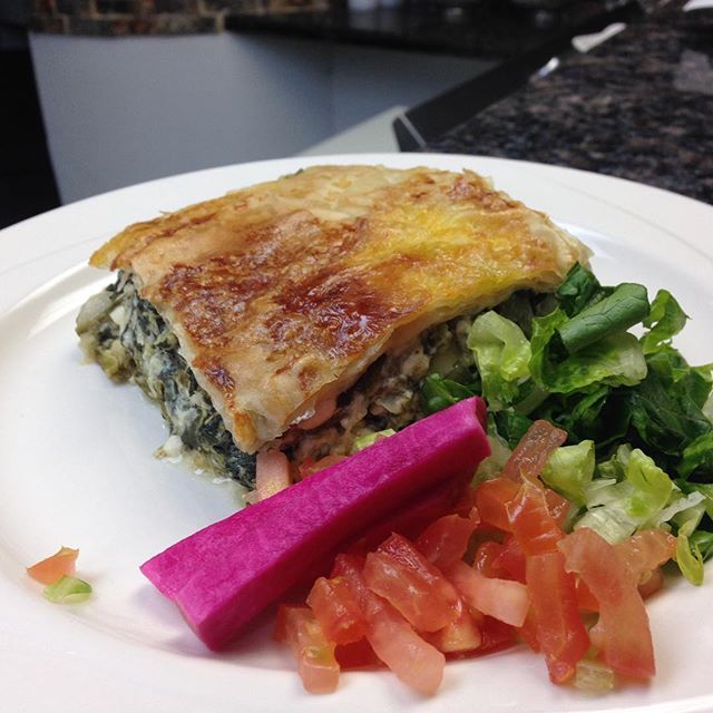 Order Greek Spinach Pies food online from Boukie Grill store, Royal Oak on bringmethat.com