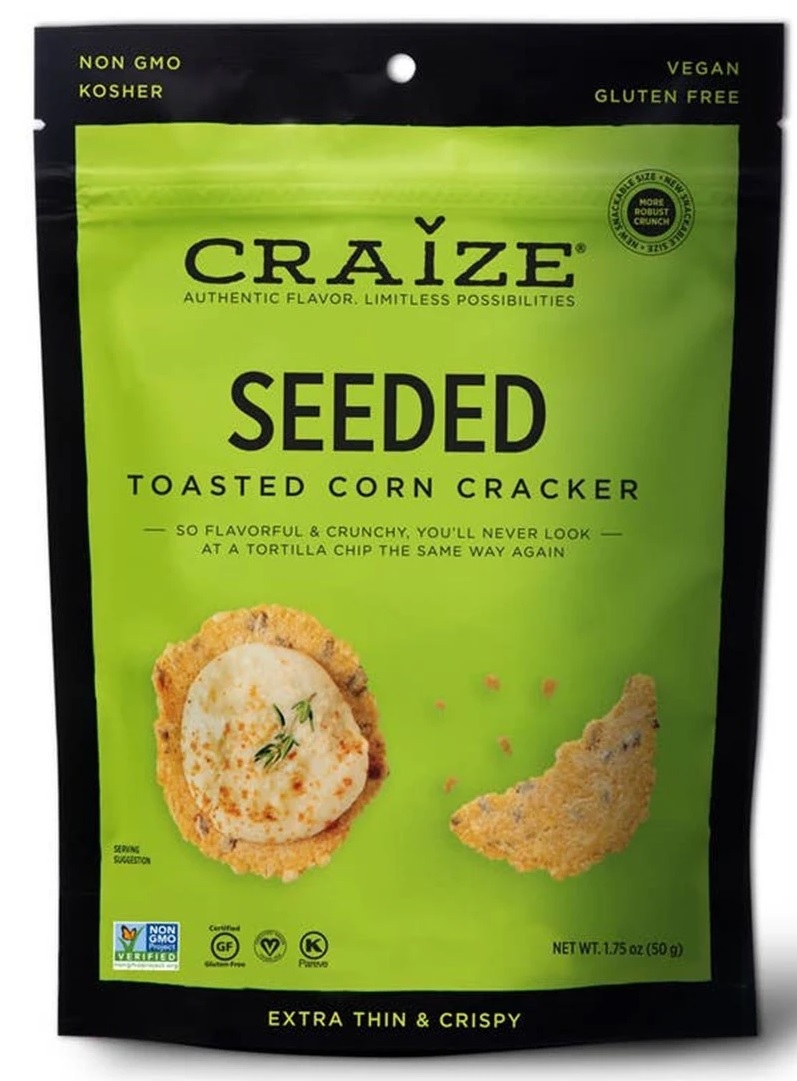 Order Craise - Toasted corn chips (Gluten Free) food online from Magic Bites Bakery store, Arlington on bringmethat.com