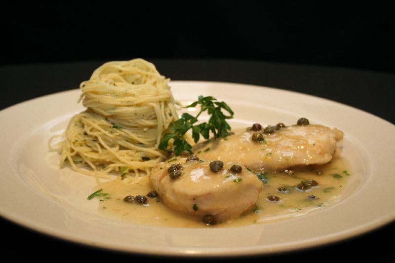 Order Chicken Piccata (Dinner) food online from The Clubhouse store, Oak Brook on bringmethat.com