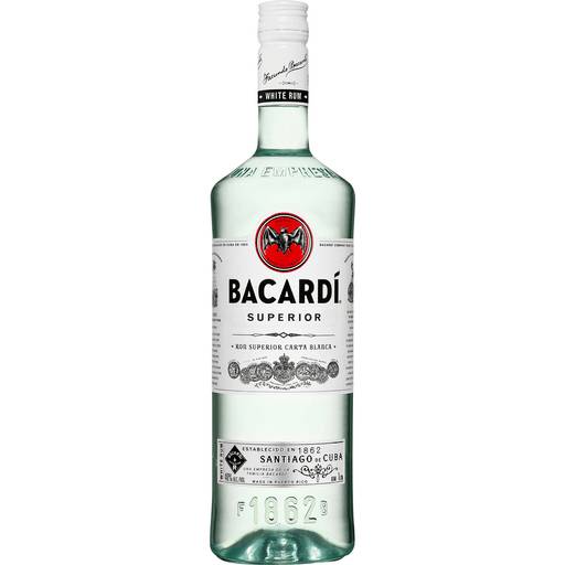 Order Bacardi Superior White Rum (1 LTR) 1364 food online from Bevmo! store, Simi Valley on bringmethat.com