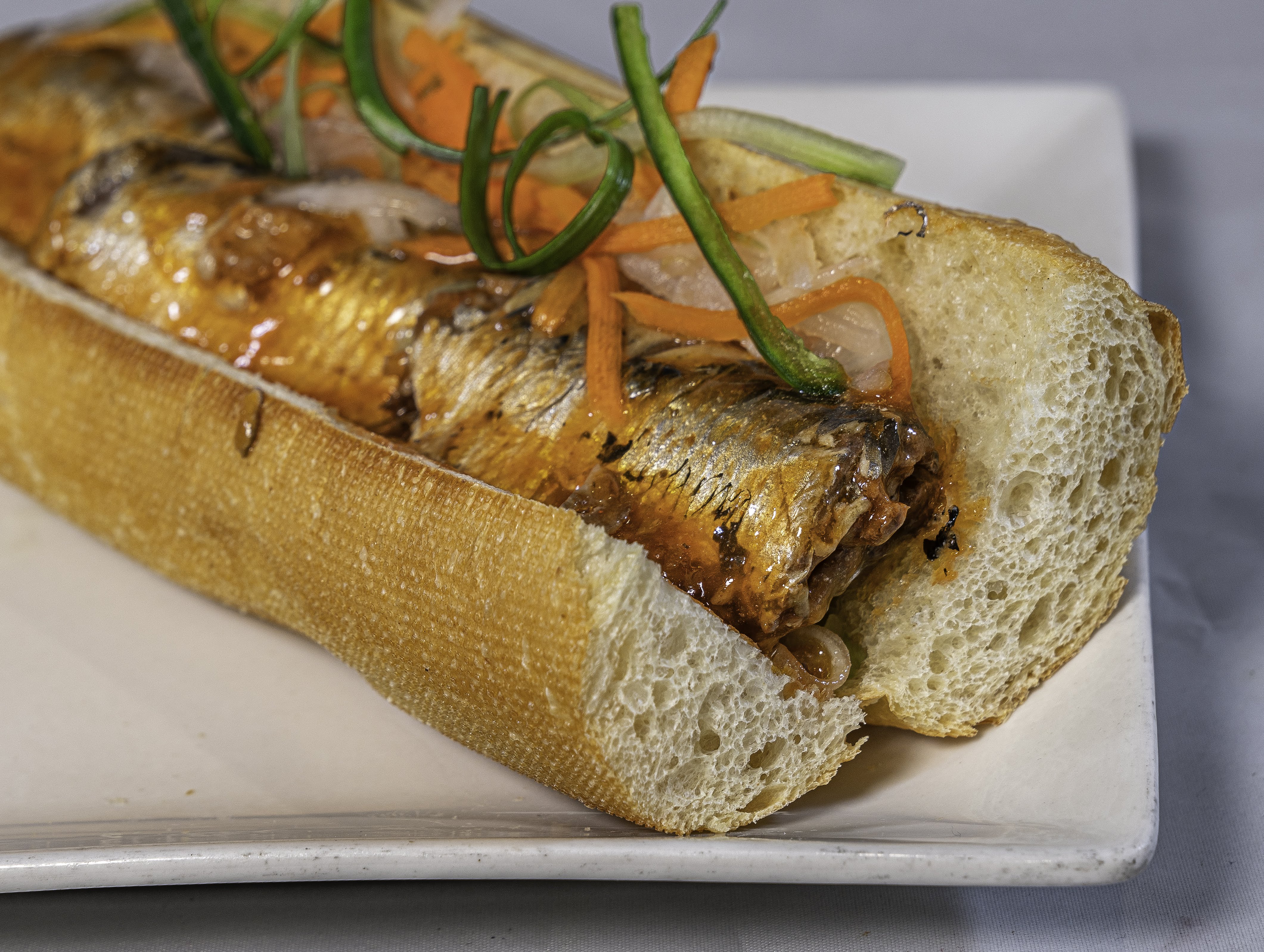 Order Sardine Banh Mi food online from Bamboo House Express store, Temecula on bringmethat.com