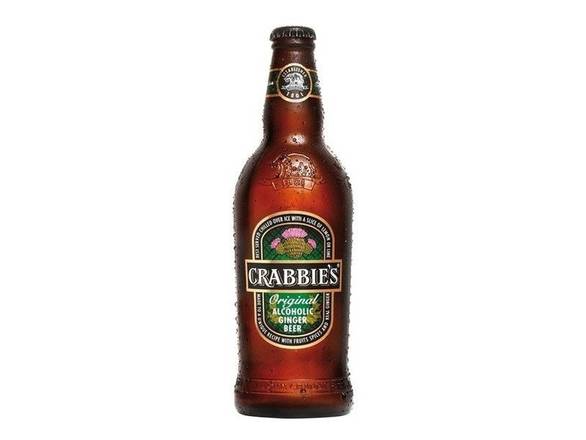 Order Crabbie's Original Alcoholic Ginger Beer - 4x 11.2oz Bottles food online from Goody Goody Liquor store, Addison on bringmethat.com