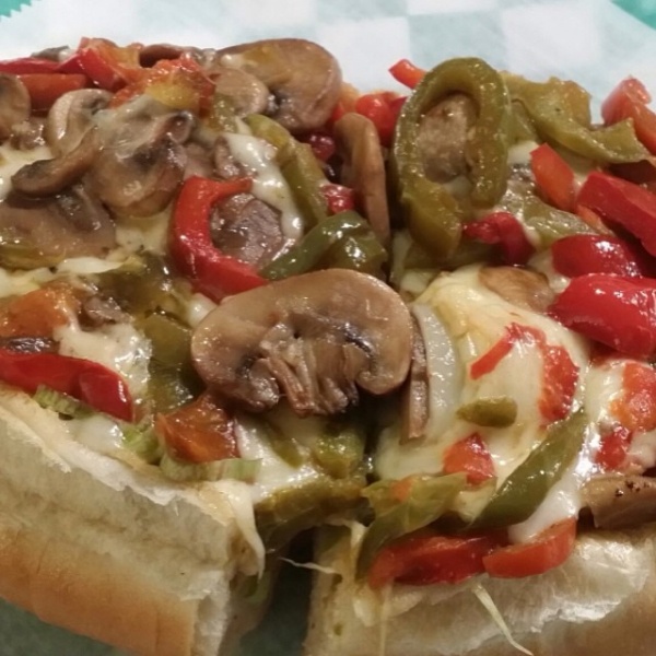 Order Mixed Grilled Vegetable Sandwich  food online from Midtown Philly Steaks store, Hoboken on bringmethat.com