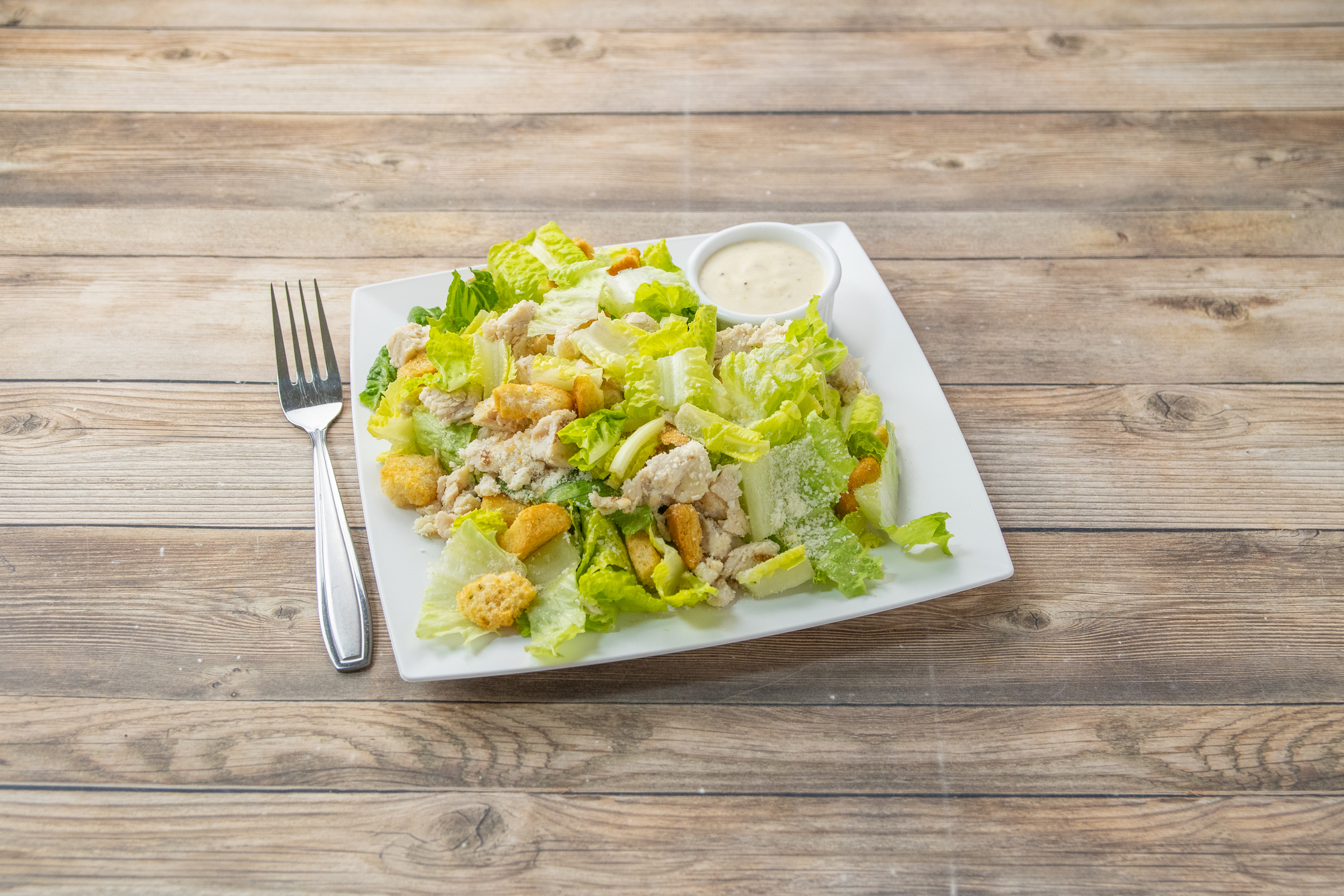 Order Grilled Chicken Caesar Salad food online from Suzette Crepe Cafe store, Albany on bringmethat.com