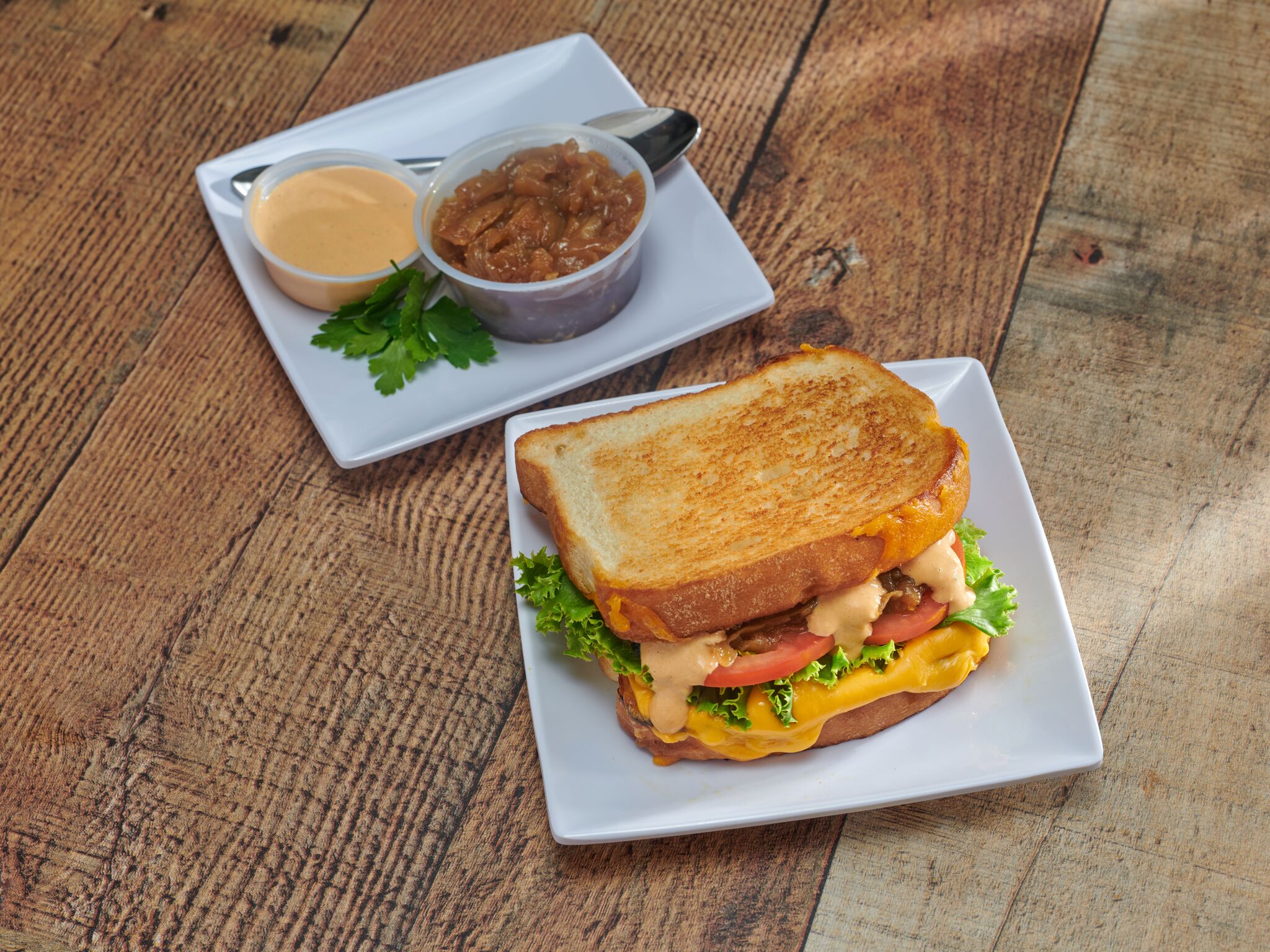 Order Grilled Cheese Sandwich food online from Calibar store, Waukegan on bringmethat.com