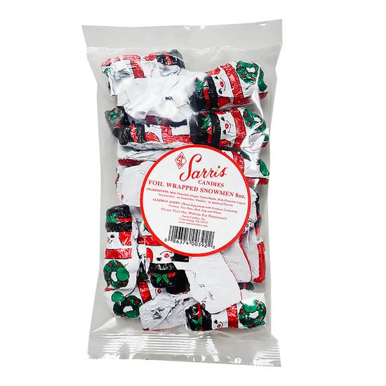 Order Sarris Foiled Snowmen - 8 oz food online from Rite Aid store, MCMURRAY on bringmethat.com