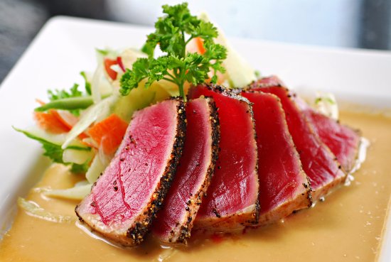Order 2 Pieces Tuna Tataki Sushi food online from Fusion Asian Kitchen store, Hurst on bringmethat.com