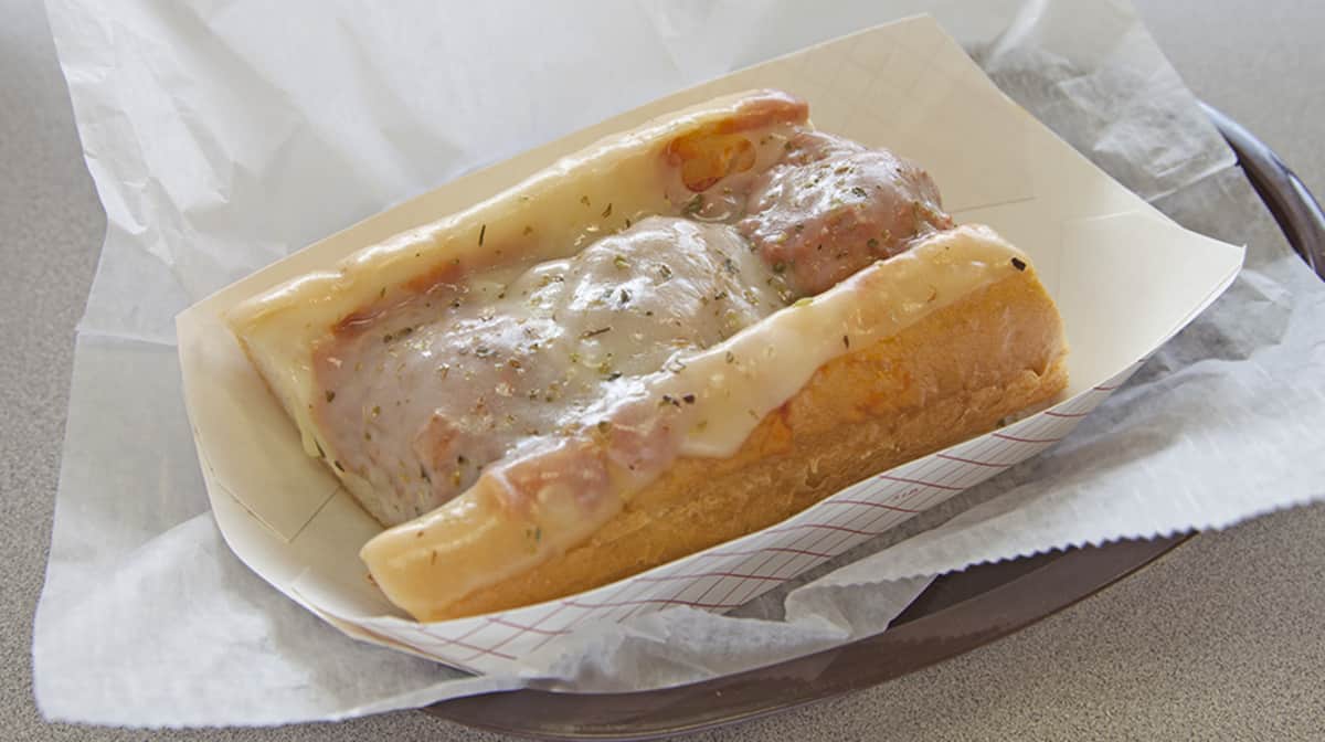 Order Cheesy Meatball Sandwich food online from Bob-O-Rino's Subs store, Chicago on bringmethat.com