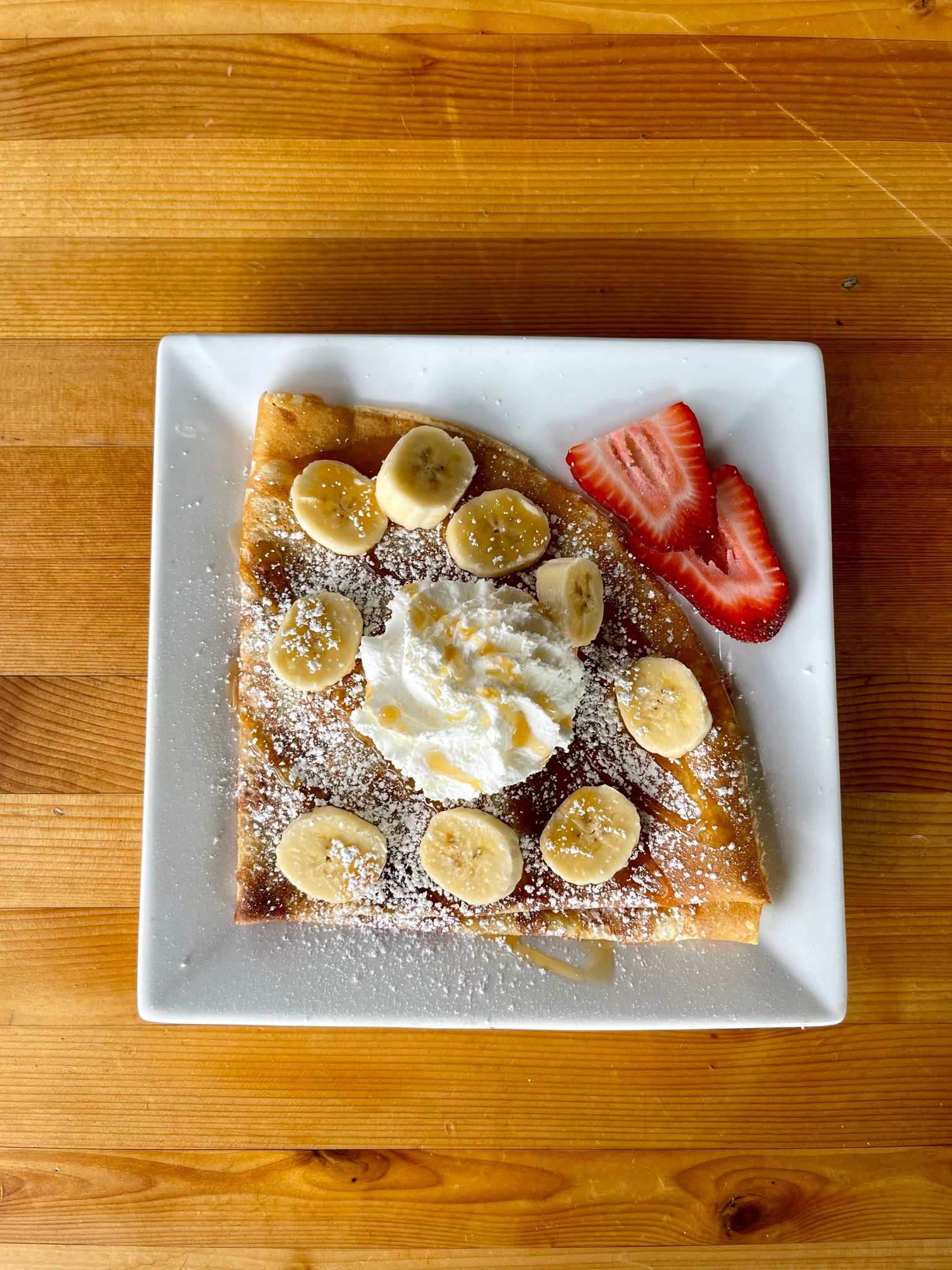 Order Bananas Foster Crepe food online from Hob Coffee San Marcos store, San Marcos on bringmethat.com