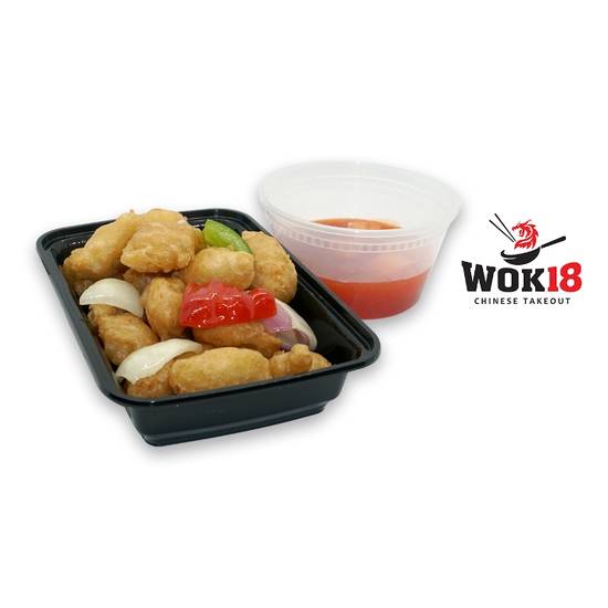 Order Chicken sweet and sour food online from Wok 18 store, Teaneck on bringmethat.com