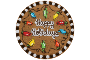 Order Happy Holiday Lights Cookie Cake food online from American Deli on Broad St. store, Athens on bringmethat.com