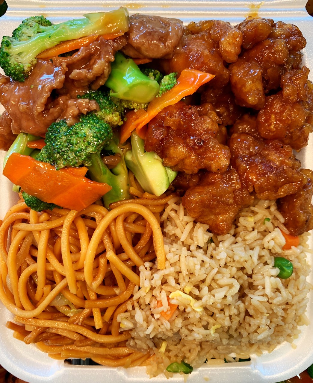 Order Two Entree Plate food online from Jumbo Wok store, Cerritos on bringmethat.com
