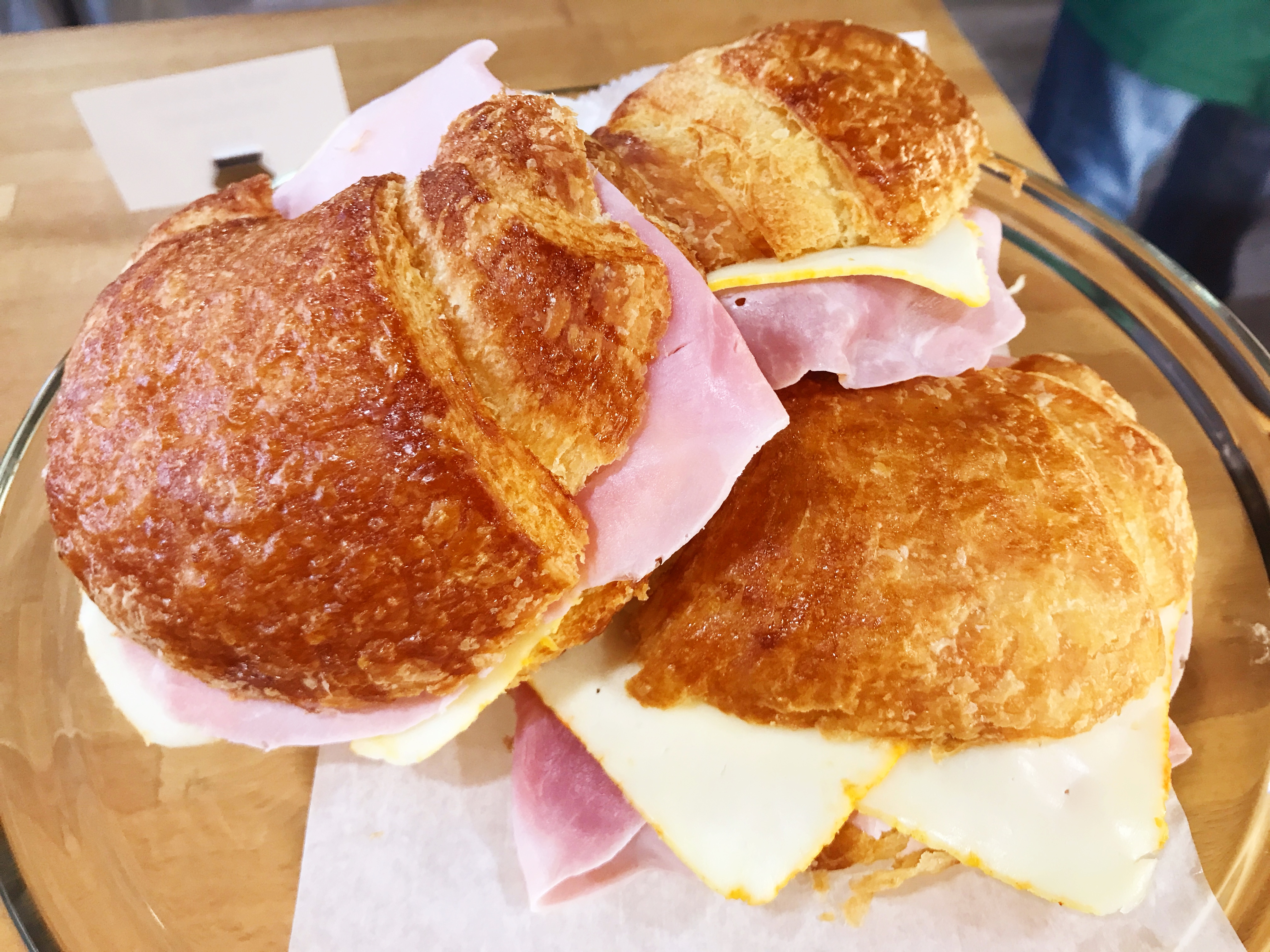 Order Ham and Cheese Croissant food online from Francesca Bakery store, Pequannock Township on bringmethat.com