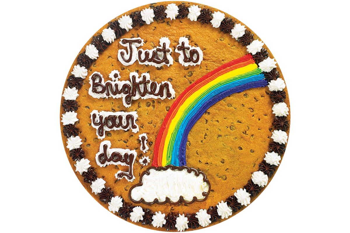 Order Brighten Your Day! Rainbow - O4017  food online from Great American Cookies - Bel Air Mall store, Mobile on bringmethat.com