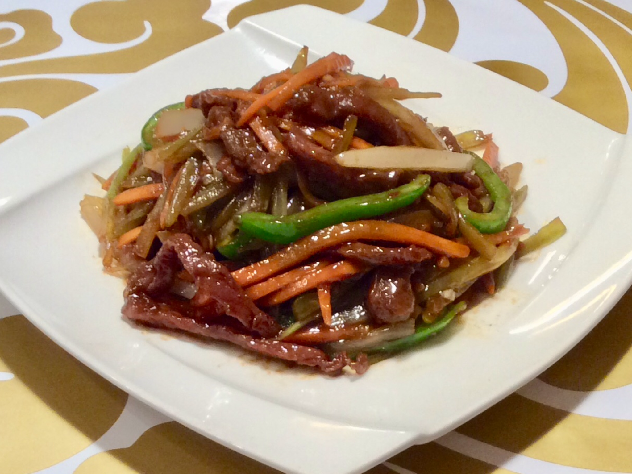 Order Szechuan Beef food online from Hunan Cafe store, Richmond on bringmethat.com