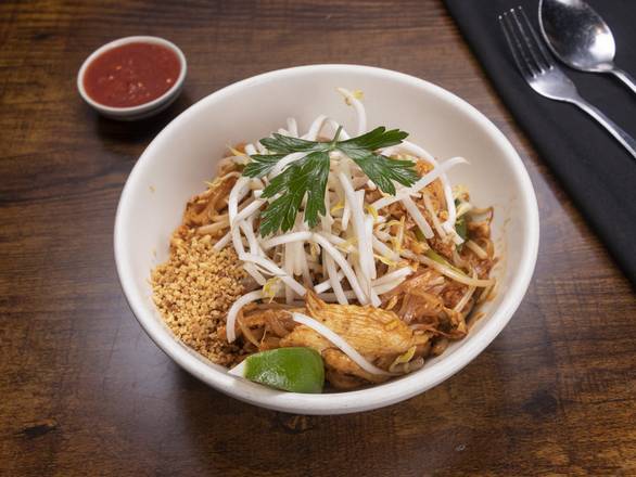 Order Pad Thai Noodles food online from Spoon at Paper Plane store, Atlanta on bringmethat.com