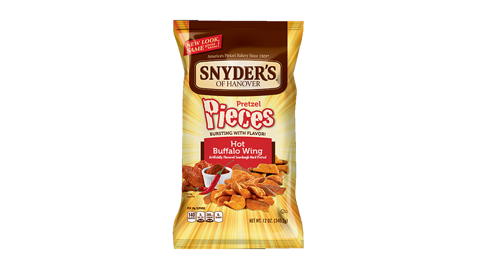 Order Snyders Pretzels Buffalo Wild Wings 5oz food online from Extramile store, San Bernardino on bringmethat.com