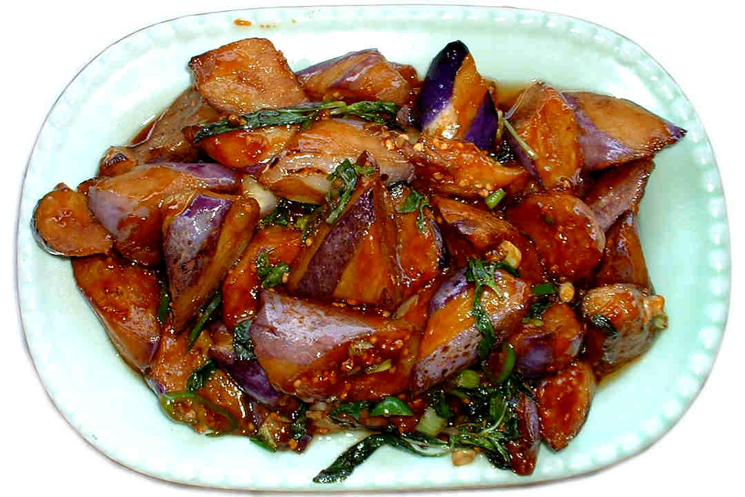 Order Basil Eggplant 九层塔辣炒茄子 food online from Chengdu House store, Valley Village on bringmethat.com