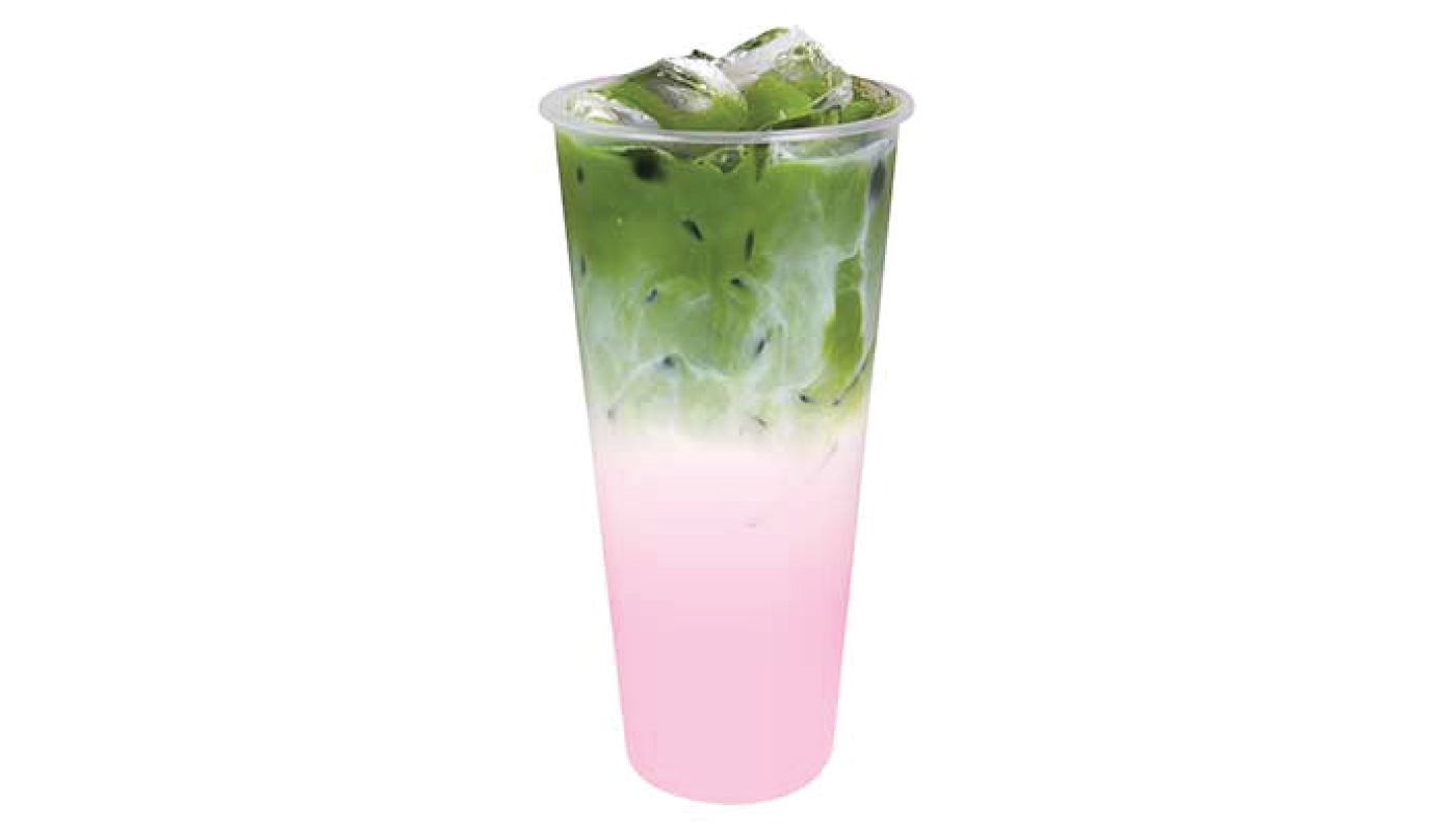 Order Rose Matcha Milk Tea food online from Boba Time store, Rowland Heights on bringmethat.com