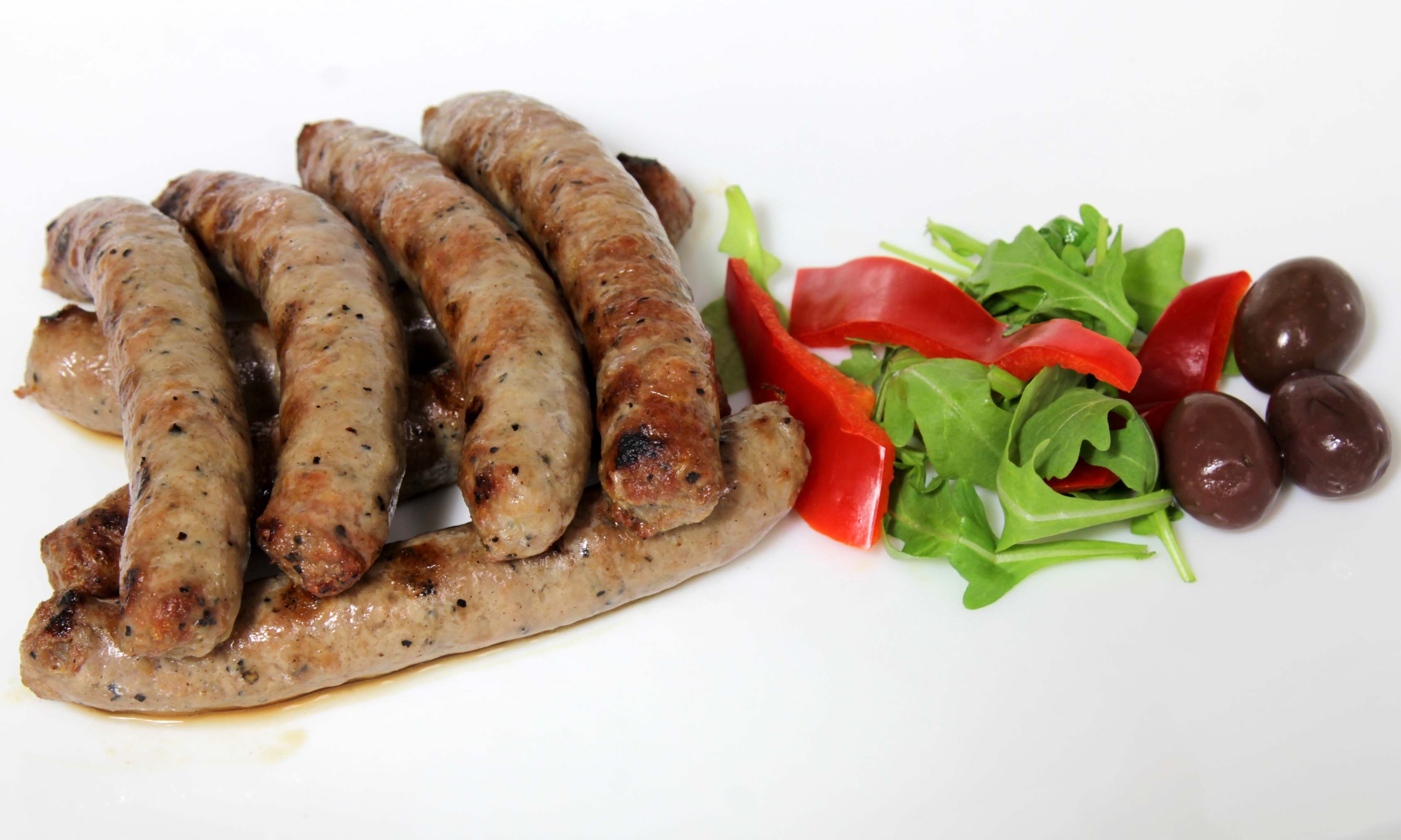 Order Variety of Homemade Grilled Sausage (GF, K) food online from biricchino store, New York on bringmethat.com