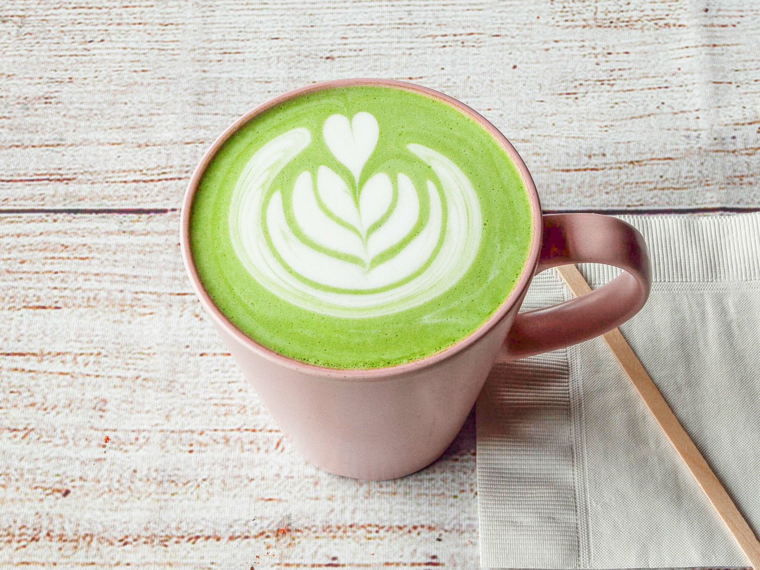 Order Matcha Latte food online from Confidential Coffee store, Long Beach on bringmethat.com