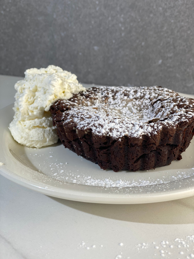 Order Flourless Chocolate Cake food online from Rolling Pin Cafe store, Westwood on bringmethat.com