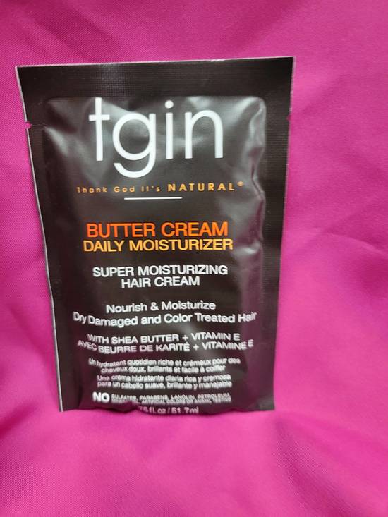 Order TGIN Butter Cream Daily Moisturizer Packet food online from iDa Beauty Supply Store store, Middletown on bringmethat.com