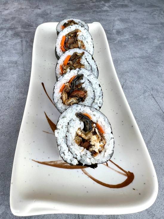 Order Salmon Skin Maki Roll food online from J Sushi store, Corona on bringmethat.com