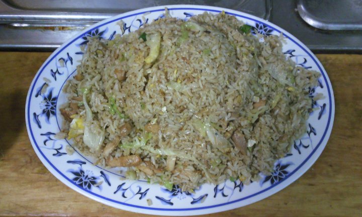Order Salted Fish & Chicken Fried Rice food online from Chinese American Restaurant store, Houston on bringmethat.com