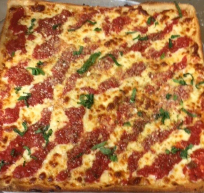 Order Grandma Pizza - Small 12'’ Regular Round Crust food online from Pizza Cucina of Merrick store, Merrick on bringmethat.com