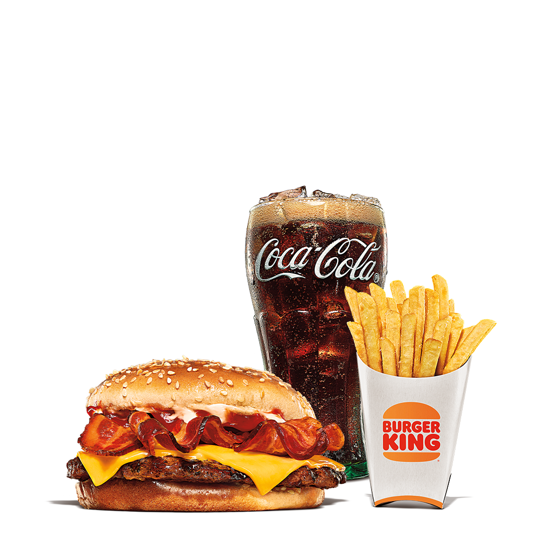 Order Single Bacon King Meal food online from Burger King store, Holmes on bringmethat.com