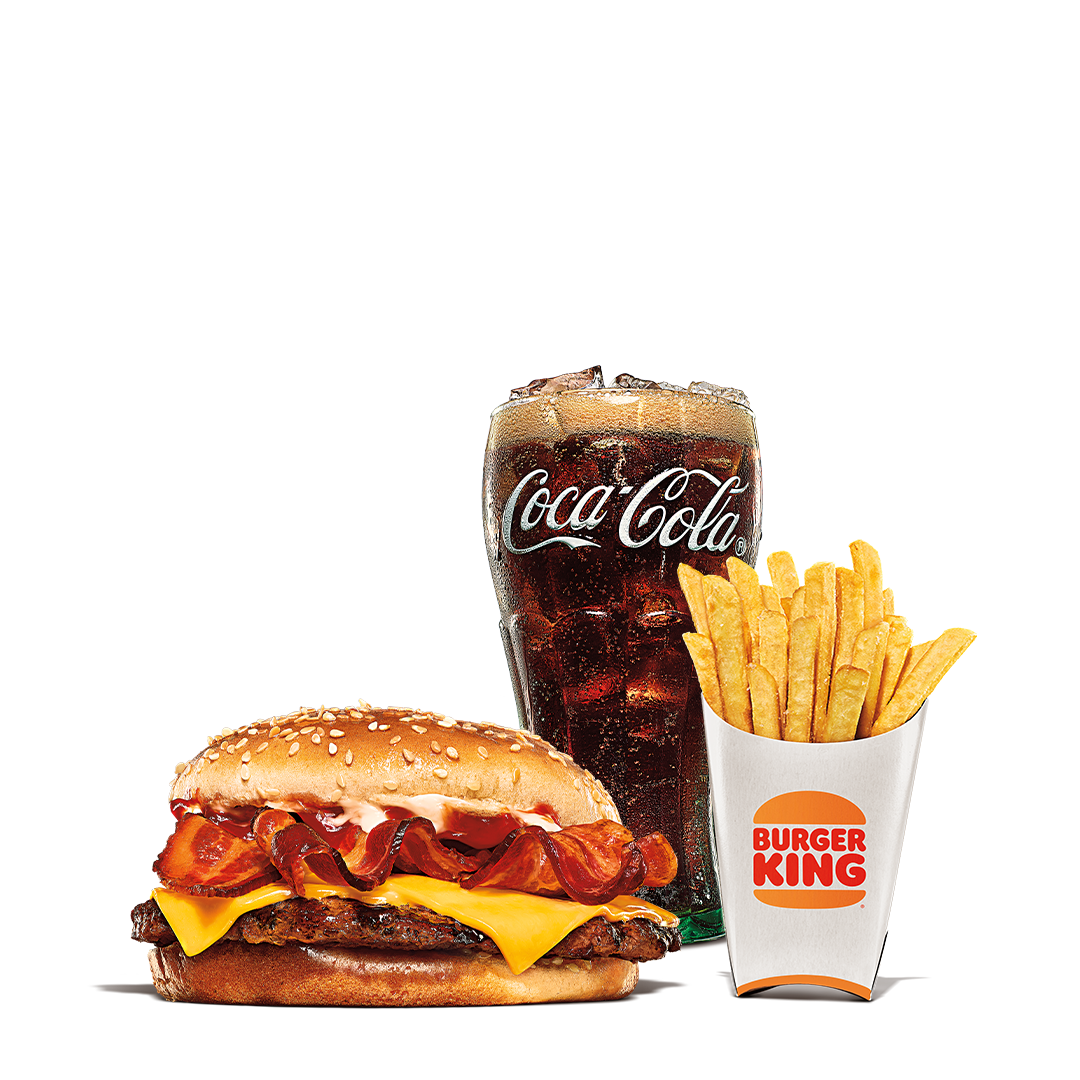 Order Single Bacon King Meal food online from Burger King store, Canton on bringmethat.com