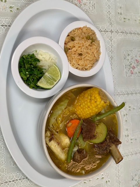 Order Sopa de Res  food online from Tipicos Ay Caramba store, Houston on bringmethat.com